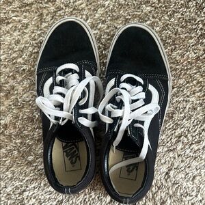 Vans Classic Black and White Shoes
